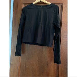 Lululemon cropped mesh long sleeve
